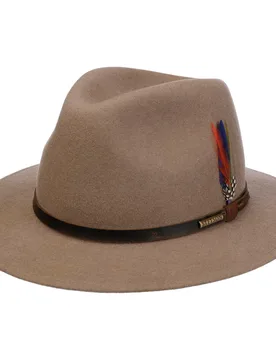 Rockbrook Traveller Wool Hat by - brown - Female - Size: XL (60-61 cm) - Stetson - FashionsVida