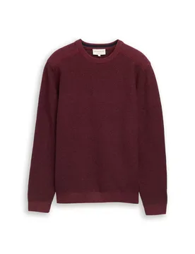 Mouline structured crew neck k male - S - FashionsVida
