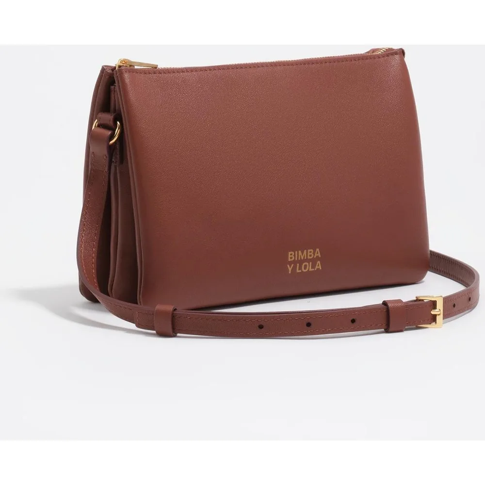 Bolso de hombro sobre triple mini piel - Bimba y Lola - FashionsVida