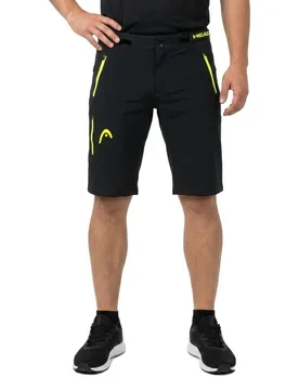 Bike Pantaloni Corti Freeride Anthracite / Yellow - Head - FashionsVida