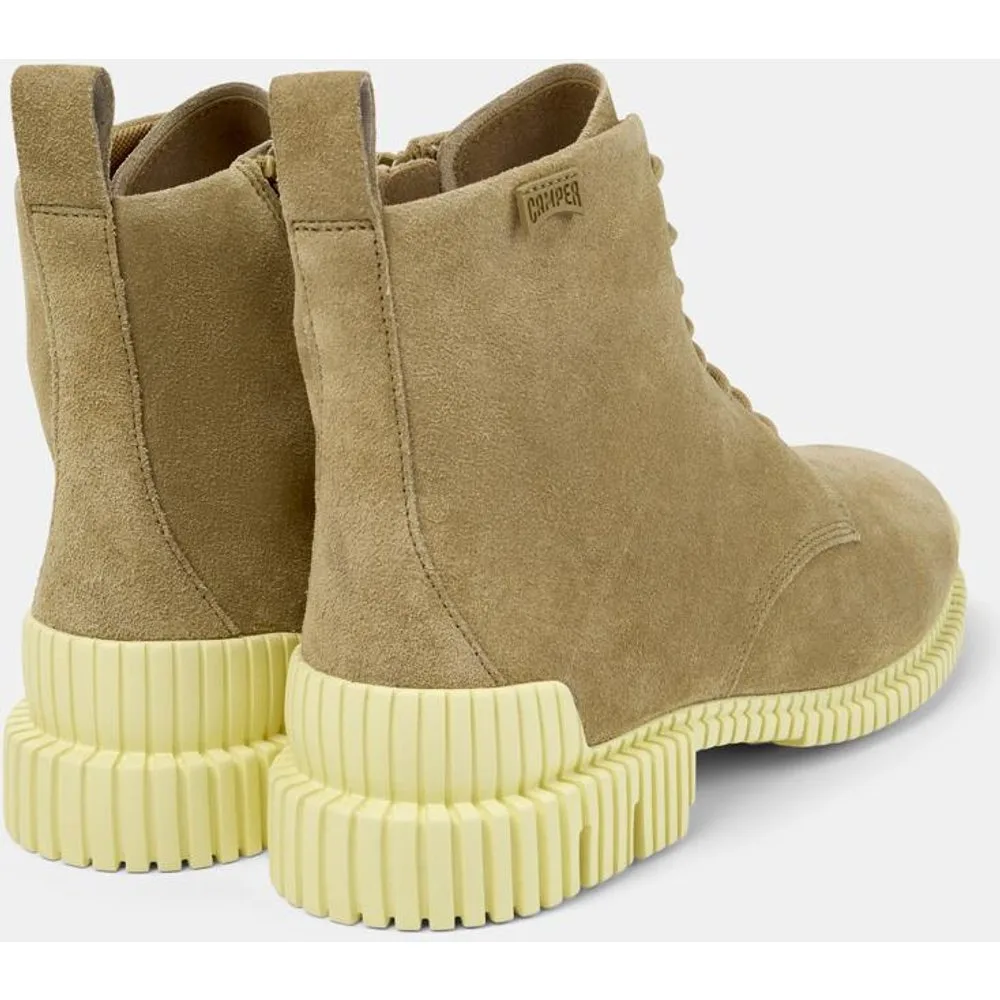 Botines de piel de mujer pix con cordones - Camper - FashionsVida