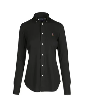 Blusa Skinny Fit HEIDI nero M - Ralph Lauren - FashionsVida