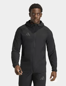 Mens Giacca A Vento Tiro Travel - Nero, nero nero Uomo taglia S - Adidas - FashionsVida