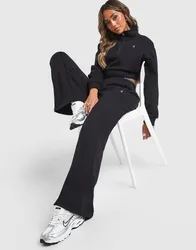 Wordmark Wide Leg Joggers - Damen, Schwarz - female - Size: XS