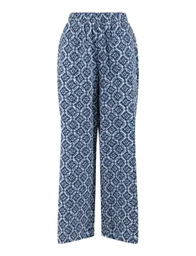 Weird Fish Zendaya Printed Double Cloth Wide Leg Trousers Size 8 - holiday-shop holiday-shop womens-summer-shop new-arrivals offers all-offers offers - Twilight - FashionsVida