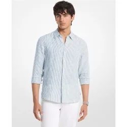 Camisa de hombre de lino a rayas