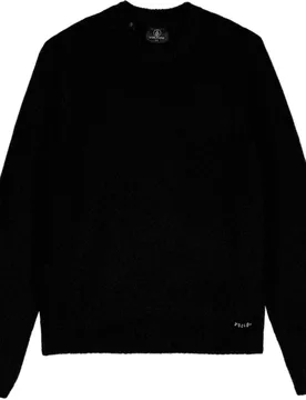 Pull à col rond - Edmonder II Sweater Black en Laine - Taille L - Noir - Volcom - FashionsVida