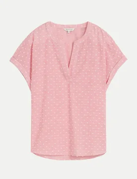 Loose-Fit Bluse Rosa 42 - Tom Tailor Casual - FashionsVida