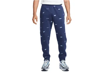 Club Fleece Brushed-Back Jogger - Hose-Jogger - blau - Herren - Size: XL