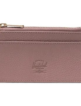 Tarjetero unisex en piel vegana con cremallera - Herschel - FashionsVida
