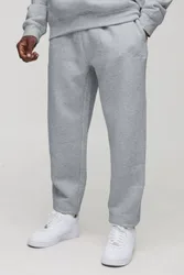 Herren Tall Basic BM Signature Regular Fit Jogginghose Grey Marl Größe Small