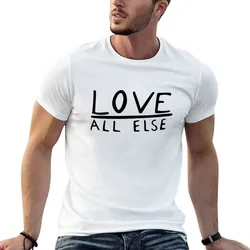 Love Above All Else T-Shirt Art Pattern Printed Casual Top