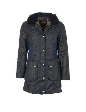 Parka BOWER WAX bleu marine 36 - Barbour - FashionsVida