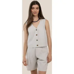 Chaleco liso de mujer valeria
