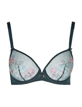 Sujetador con aros MARIA petróleo-rosa gasolina 75C - Lascana - FashionsVida