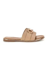 Ciabatte beige con morsetto 15601 38