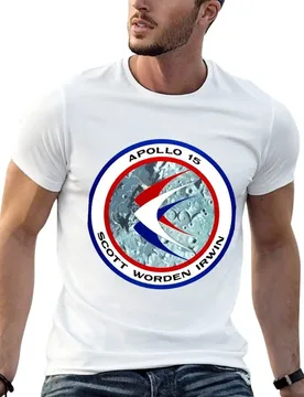 Apollo 15 Mission Logo T-Shirt men t shirt cotton 100% t shirt man designer anime t shirts for man T-Shirt - Aliexpress - FashionsVida