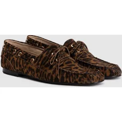 Zapatos planos de mujer en piel