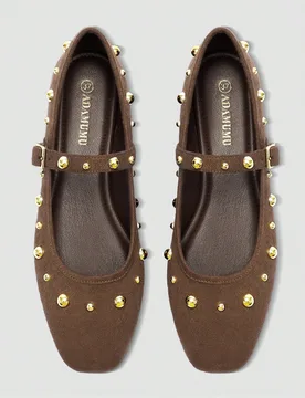 ADAMUMU Primavera/Verano Nuevas Bailarinas Mary Jane Planas de Charol Brillante Premium Cómodas y de Moda para Mujer, Adecuadas para Uso Diario y de - Shein - FashionsVida