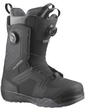 Snowboard-Boots Dialogue Dual BOA Wide Black/Asphalt für Herren Größe 42 schwarz - Salomon - FashionsVida