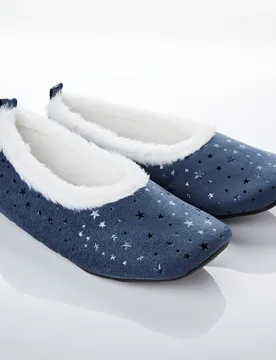 Pagen Slipper „Isabelle“ blau - 3Pagen - FashionsVida