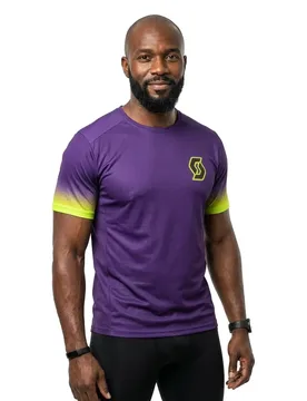 Maglia A Maniche Corte Rc Progressive Purple / Yellow - Scott - FashionsVida