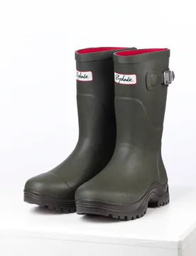 Gransmoor Womens Short Neoprene Lined Wellies - - Size: 5 - Rydale - FashionsVida