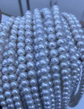 Natural Pearls Round Smooth Freshwater 11-14mm White Necklace Semi-Finished Baroque DIY Materials Accessories Wholesale Jewelry - Aliexpress - FashionsVida