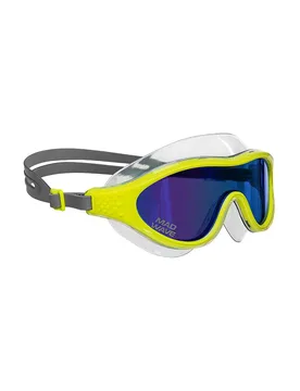 Shade Rainbow Mirror Swimming Mask Lime One Size unisex - Mad Wave - FashionsVida