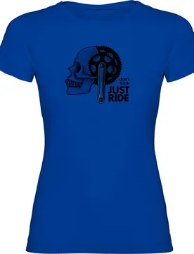 Maglietta A Maniche Corte Just Ride Royal Blue - Kruskis - FashionsVida