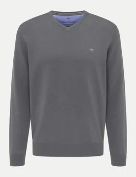 Fynch-Hatton Strickpullover Grau XL - Fynch-Hatton - FashionsVida