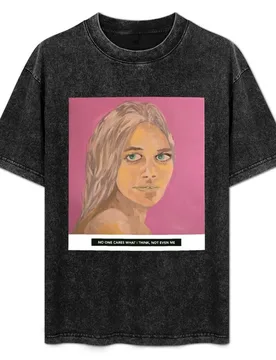 NO ONE CARES WHAT I THINK, NOT EVEN ME T-Shirt Simple Casual Short Sleeve Cotton T-Shirt - Aliexpress - FashionsVida
