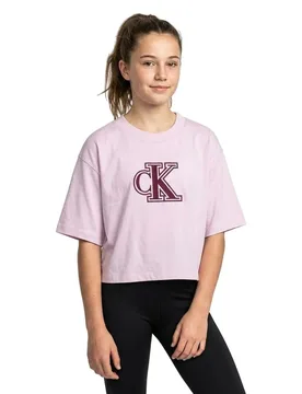 Maglietta A Maniche Corte Ig0ig03062 Pearly Pink 12 Anni - Calvin Klein - FashionsVida