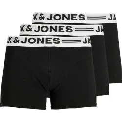 Jack & Jones - Pack de 3 bóxers de punto de hombre grises