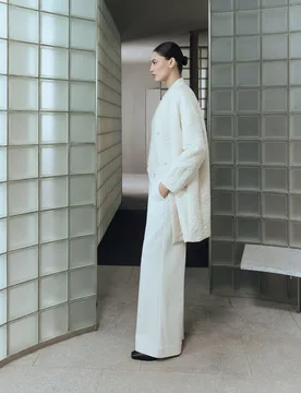 Pantalón punto de mujer con pespuntes - Woman Limited El Corte Inglés - FashionsVida