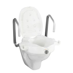 WC-Sitz Erhöhung „Secura“ mit Stützgriffen