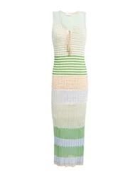 Vestido midi Mujer Marfil L Mujer