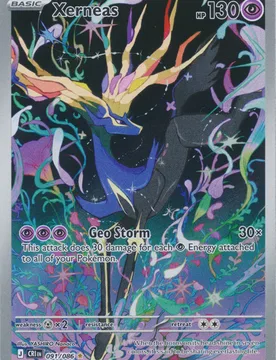 Pokemon ME Chaos Rising 091/086 Xerneas (Illustration Rare) - Pokémon - FashionsVida