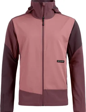 Vielseitige und atmungsaktive Jacke mit GORE-TEX® Ortler Softshell Plus Jacket W Chestnut für Damen aus Softshell Größe M Rosa - Ortovox - FashionsVida
