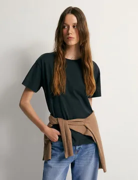 Camiseta manga corta lavada - Sfera - FashionsVida