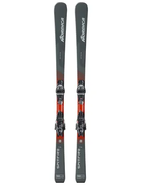 Ski Set inkl. Bdg. Ski Alpin Spitfire CA FDT + TP2 Compact 10 FDT 2027 für Herren Größe 168 cm Grau - Nordica - FashionsVida