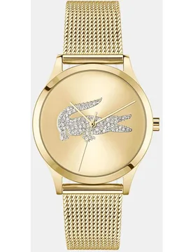Reloj de mujer Crocodelle de acero dorado - Lacoste - FashionsVida