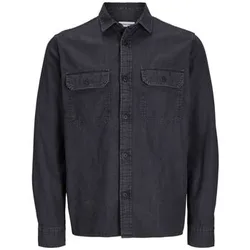 Hemdbluse 12269262 Travis-Black Denim Eu M;Eu Xl Male