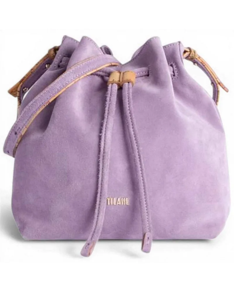 Borsa Secchiello Tribal Leather Donna Lilla in Pelle con Tracolla - ALVIERO MARTINI 1 CLASSE - FashionsVida