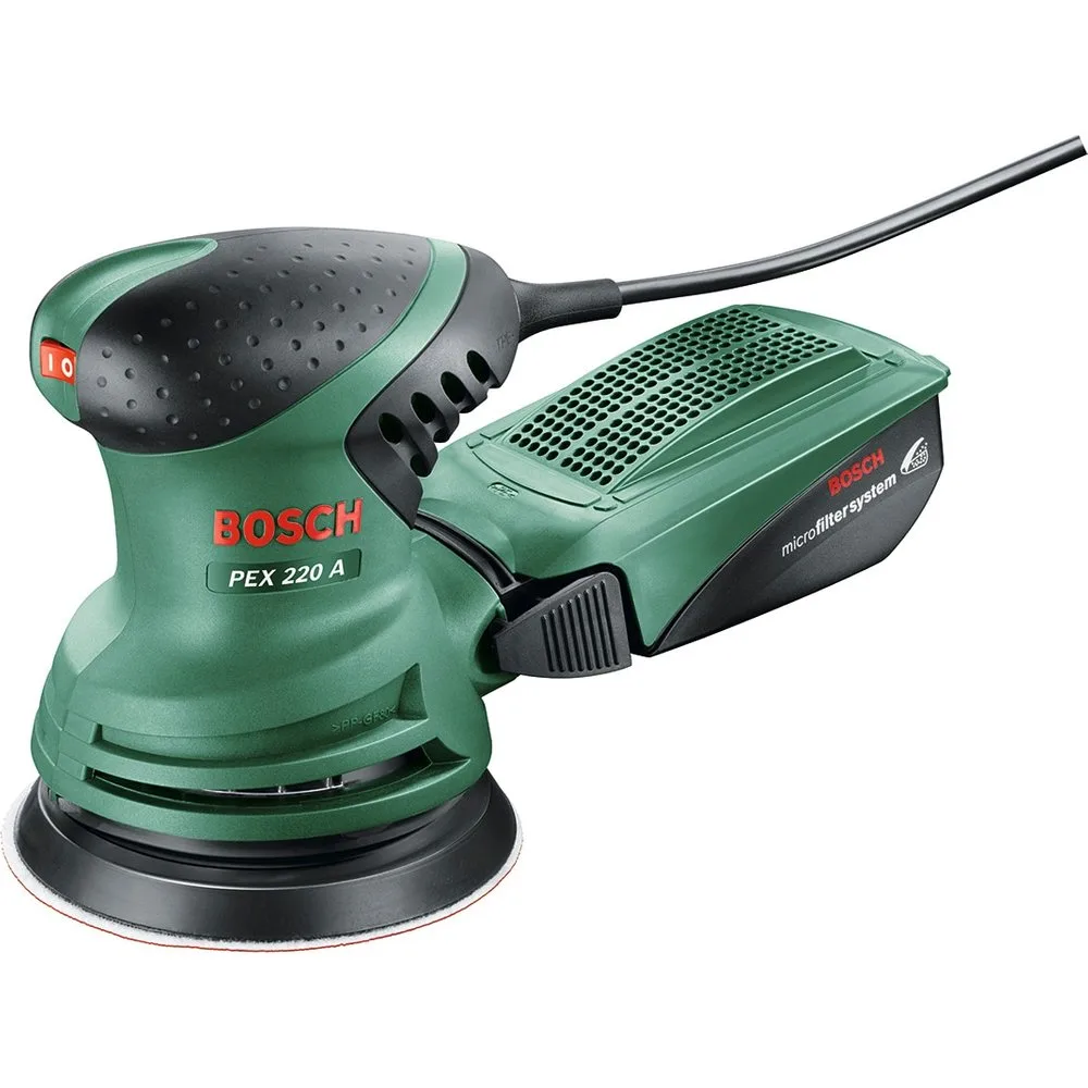 Lijadora Orbital Eléctrica con cable a red PEX 220 A - Bosch - FashionsVida