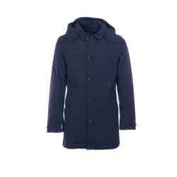Cappotto Cappuccio Euloph Blu D41368M