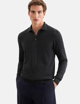 Regular Pullover Uni Grau L - Seidensticker - FashionsVida