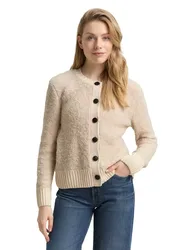 S knit boucle cardigan female