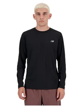 Maglietta A Maniche Lunghe Sport Essentials Black M - New Balance - FashionsVida