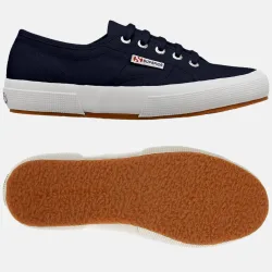 Womens 2750-Cotu Classic Navy-F White Cotton - Size Uk 3.5